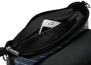 David Jones Lumarko Mała Listonoszka Damska Obszyta Dżinsowym Materiałem ! CH21051 BLUE JEANS Rov - Torebki damskie - miniaturka - grafika 8