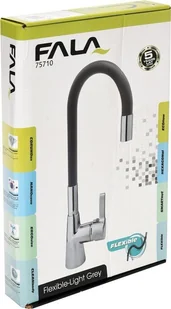 FALA BATERIA ZLEWOZMYWAKOWA FLEXIBLE J SZARA 75710 - Baterie kuchenne - miniaturka - grafika 5