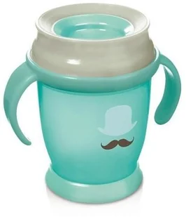 Lovi Kubek Niekapek 360 Retro Z Uchwytami 210 Ml Miętowy - Kubki dla dzieci - miniaturka - grafika 18