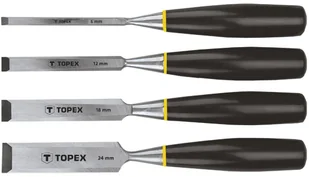 Topex DŁUTA 6-24 MM, ZESTAW 4 09A310 - Dłuta - miniaturka - grafika 4