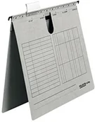 Teczki i skoroszyty - FALKEN Skoroszyt zawieszkowy Falken UniReg opakowanie 25 szt. Wyprodukowano w Niemczech. Tekturowy A4 z plastikową fiszką do opisu szary Idealny do kartoteki do biur i urzędów. Błękitny Anioł 80002835 - miniaturka - grafika 1