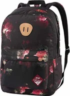 Plecaki - Nitro URBAN PLUS Daypack plecak damski, na co dzień, na rower, ładny plecak, torba szkolna, plecak kurierski, plecak damski, plecak z kwiatowym wzorem, czarny różowy (wielokolorowa) - 1211-878089 1211-878089 - miniaturka - grafika 1