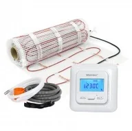 Ogrzewanie podłogowe - Warmtec Mata grzejna + regulator temperatury + akcesoria Kompletny zestaw DS2-20/T538 2,0m2 170W/m2) PROMOCJA! DS2-20/T538 - miniaturka - grafika 1