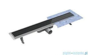 PMD Piramida Virgo Black czarny odpływ liniowy 80x6cm OL-80-VBL | - Syfony - miniaturka - grafika 3