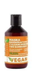 Bioelixire Bioelixire Vegan maska regeneracyjna z bio bambusem i algami morskimi 300ml - Maski do włosów - miniaturka - grafika 2