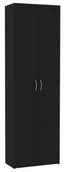 Szafy biurowe - Czarna szafa biurowa E6-Z67 - miniaturka - grafika 1
