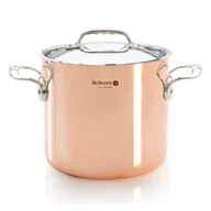 Garnki - De Buyer PRIMA MATERA GARNEK WYSOKI 20 CM Z POKRYWĄ MIEDZIANY D-6244-20 - miniaturka - grafika 1