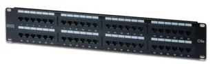 Digitus Patch panel 48 portowy 19, kat.5e nieekranowany UTP DN-91548U - Panele krosownicze - miniaturka - grafika 2