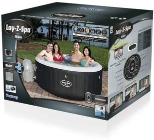 Bestway Lay-Z-Spa Dmuchane jacuzzi Miami Air Jet - Baseny ogrodowe - miniaturka - grafika 12