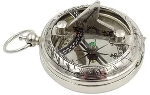 GD Srebrzysty zegar słoneczy z kompasem NC1028 224335 - Dekoracje domu - miniaturka - grafika 6