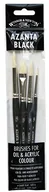 Szczotki i furminatory - Winsor & Newton azanta Black pędzelek zapewniający obraz olejny i farba akrylowa 5698661 - miniaturka - grafika 1