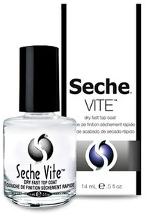 SECHE Top Coat Vite Szybkoschnący Utwardzający Lakier Nawierzchniowy 14ml - Utwardzacze do paznokci - miniaturka - grafika 2