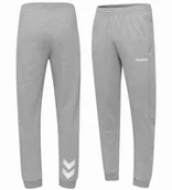 Spodnie sportowe męskie - Hummel Spodnie Dresowe Męskie Zapinane Kieszenie Szare - miniaturka - grafika 1