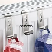 Wieszaki łazienkowe - WIESZAK WIESZAKI NA KALORYFER PŁASKI - 2 szt - miniaturka - grafika 1