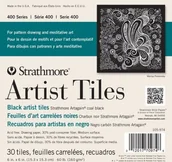 Pozostałe akcesoria dla plastyków - Strathmore Artist Tiles 6"x6" 30/PKG-Black 62105974 - miniaturka - grafika 1