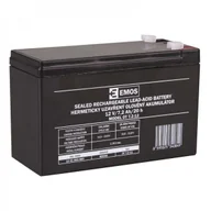Akumulatory ogólnego zastosowania - AGM Emos Akumulator 12V 7.2Ah F4.7 B9654 B9654 - miniaturka - grafika 1