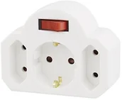 Przedłużacze i rozgałęźniki - Emos stwardnienie gniazdo 2 X i 1 X, GES-098 GES-098 - miniaturka - grafika 1