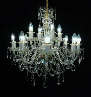 Elita bohemia Żyrandol kryształowy 12-ramienny - Bohemia L 605/12/19 MAT - Lampy sufitowe - miniaturka - grafika 3