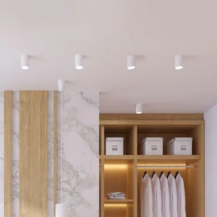 v-tac Oprawa V-TAC Aluminiowa GU10 Okrągła Natynkowa Tuba Biała 60x100mm VT-807 - Oprawy, klosze i abażury - miniaturka - grafika 4