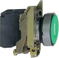 Wyłączniki światła i elektryczne - Schneider Electric xb4ba 3311 Harmony przyciski,  Impulsion termostat, 1 °F, 22 MM, zielony/biały XB4BA3311 - miniaturka - grafika 1