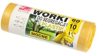 Worki do segregacji Plastik 60L 10 szt., mocne - Worki na śmieci - miniaturka - grafika 2