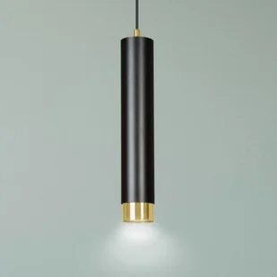 EULUNA Lampa wisząca Kumo długa czarna/złota 1-pkt. - Lampy sufitowe - miniaturka - grafika 3