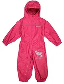 Akcesoria turystyczne - Regatta Puddle IV dzieci osłona przeciwdeszczowa kombinezon ochronny, Pink, różowy RKW156   5ARCA9 - miniaturka - grafika 1
