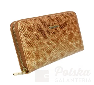 Jennifer Jones Portfel Damski Skóra Naturalna Lakierowana Duży Z Metalowym Suwakiem Piórnik JJ5247 - Portfele - miniaturka - grafika 16