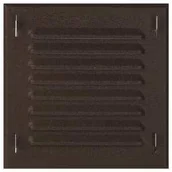 Kratki wentylacyjne - Awenta Kratka osłona wentylacyjna 14x14 brąz MTK2BR - miniaturka - grafika 1