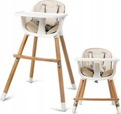 Krzesełka do karmienia - Costway Krzesło do karmienia ze stolikiem BB5459 - miniaturka - grafika 1