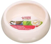 Akcesoria dla gryzoni - Living World Green ergonomiczny miska ceramiczna, kość słoniowa  duża - miniaturka - grafika 1