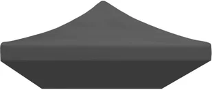 vidaXL Dach namiotu imprezowego, 3 x 6 m, antracytowy - Pawilony ogrodowe - miniaturka - grafika 5