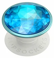 Uchwyty samochodowe do telefonów - PopSockets wymienny, wysuwany cokół i uchwyt do smartfonów i tabletów  Disco crystal, niebieski - miniaturka - grafika 1