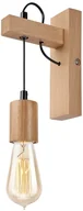 Lampy ścienne - Lamkur Kinkiet LEON 1xE27/60W/230V dąb - miniaturka - grafika 1