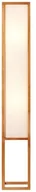 Lampy stojące - Brilliant Seaside 93093/09 lampa stojąca podłogowa 2x40W E27 drewno/biała - miniaturka - grafika 1