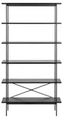 Regały - Actona Regał Angus czarny 244834 [16135322] - miniaturka - grafika 1