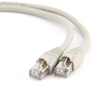 Kable miedziane - Gembird Patch cord ekranowany FTP kat.6 osłonka zal. 1.5M szary AKGEMP61130 [491406] - miniaturka - grafika 1