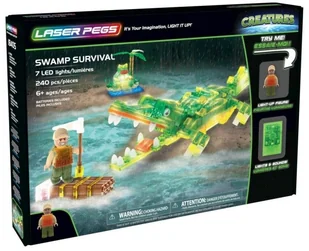 LASER PEGS Klocki Swamp Survival - Klocki - miniaturka - grafika 2