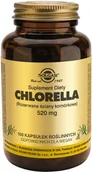 Witaminy i minerały dla sportowców - SOLGAR Chlorella 520mg - 100 kapsułek wegańskich - miniaturka - grafika 1