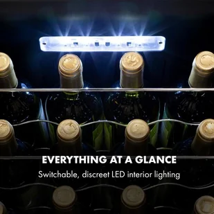 Klarstein HEA-Shiraz 28 slim - Chłodziarki do wina - miniaturka - grafika 8