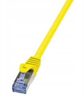 LogiLink Patchcord CQ3097S Cat.6A S/FTP 10m żółty SPLKOKPF0930 - Kable miedziane - miniaturka - grafika 3
