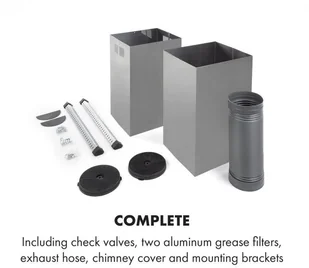 Klarstein Colette 90 Inox (CGCH5-Colette) - Okapy kuchenne - miniaturka - grafika 9