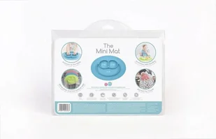 EZPZ EZPZ Talerzyk 2w1 Mini Mat DGMMP002 - Miseczki i talerzyki dla dzieci - miniaturka - grafika 8