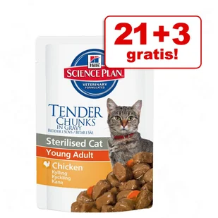 Hills Science Plan Hills Feline Adult Chicken Optimal Care Saszetka 85G - Mokra karma dla kotów - miniaturka - grafika 2