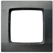 Klawisze i ramki - Ospel Karo tytan ramka R-1S/56 R-1S/56 - miniaturka - grafika 1