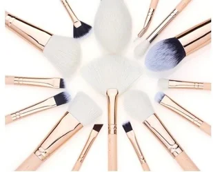 Jessup Jessup T445 Zestaw 15 pędzli do makijażu Peach puff/rose gold 44617-uniw - Pędzle do makijażu - miniaturka - grafika 3