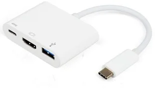 Vivanco Adapter USB-C USB-C/USB3.1/HDMI 34293 - Złącza, przejściówki, adaptery - miniaturka - grafika 2