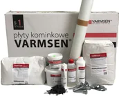 Akcesoria kominkowe - Płyta Kominkowa Skamol Zestaw 10 Szt 122x100 + Akc - miniaturka - grafika 1