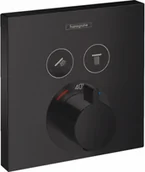 Baterie wannowe i prysznicowe - Hansgrohe ShowerSelect prysznicowa czarny matowy 15763670 - miniaturka - grafika 1