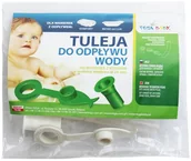 Wanienki dla dzieci - Tega Baby Tega Tuleja TG-140 Zestaw do odpływu wody do wanienek 86/102 cm z odpływem oraz do wanienek komfort 36767 - miniaturka - grafika 1